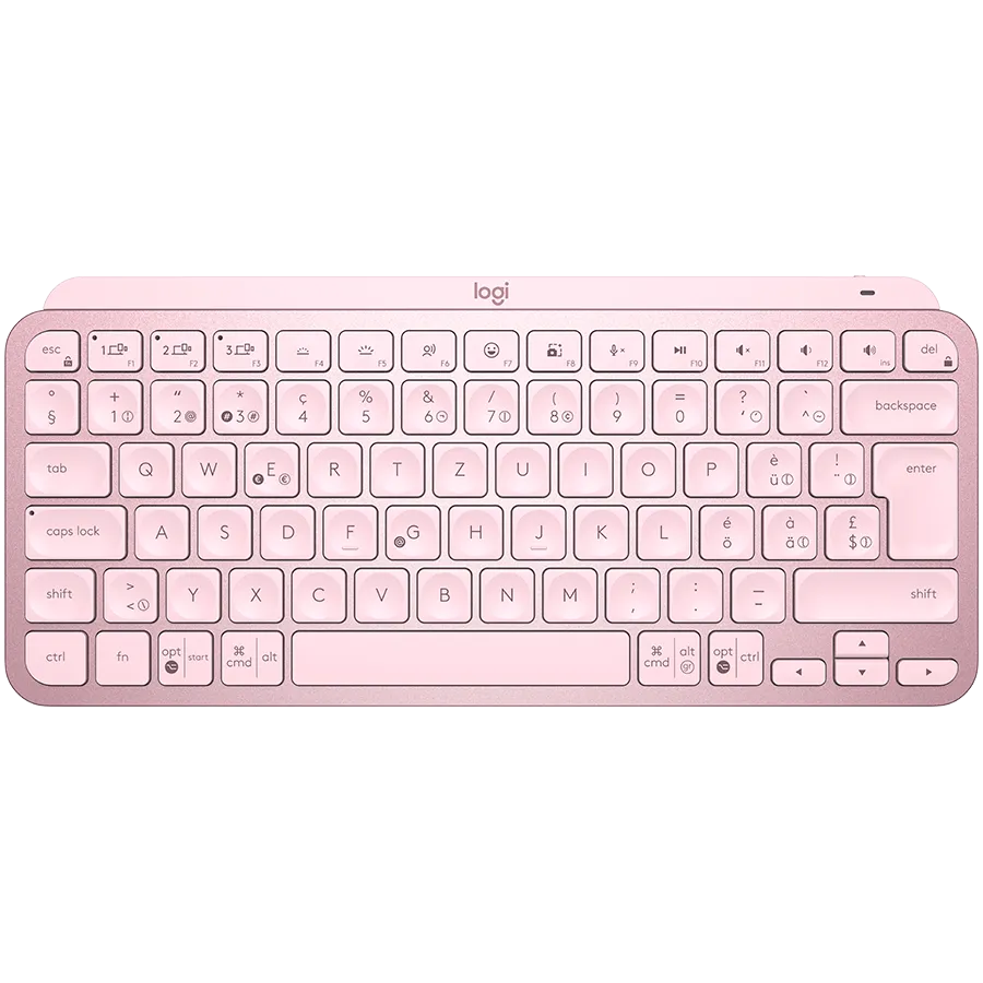 LOGITECH MX Keys Mini Bluetooth Illuminated Keyboard - ROSE - US INT'L Slika 1