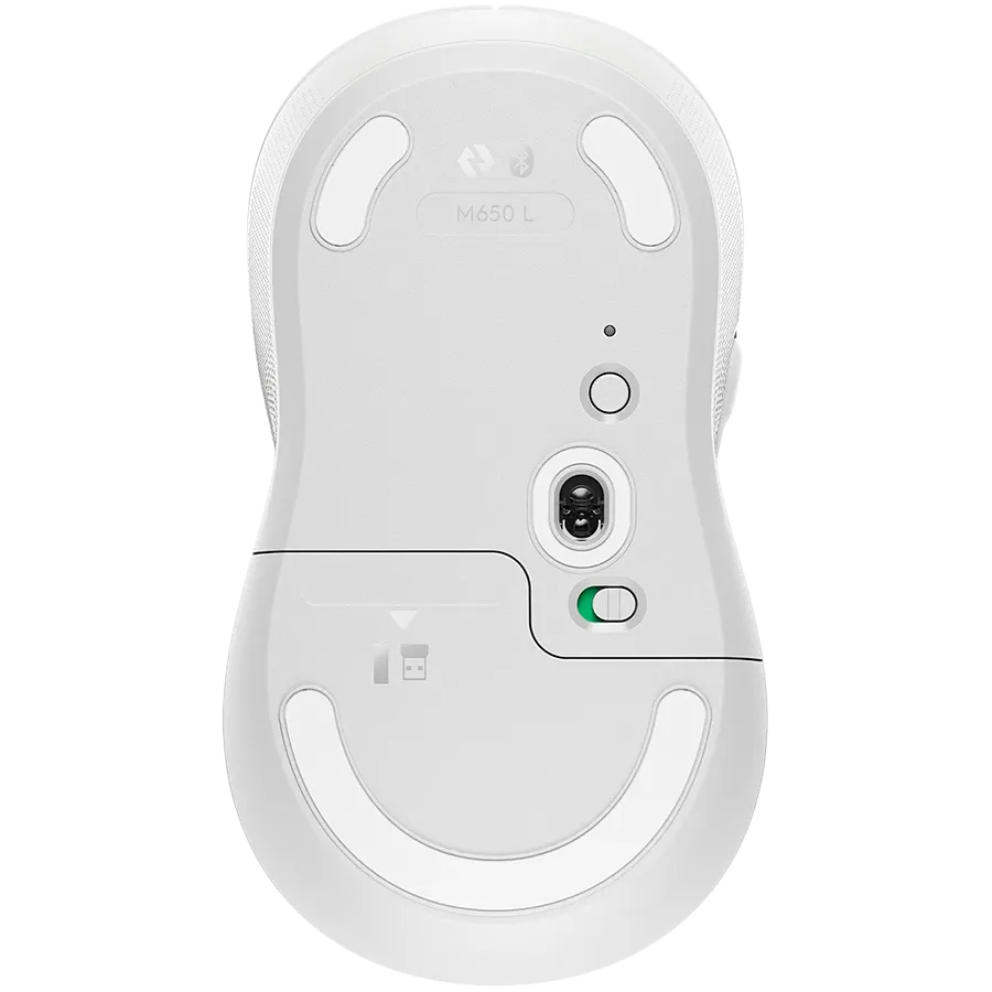 LOGITECH Signature M650 L Wireless Mouse - OFF-WHITE - BT - EMEA - M650 L Slika 2