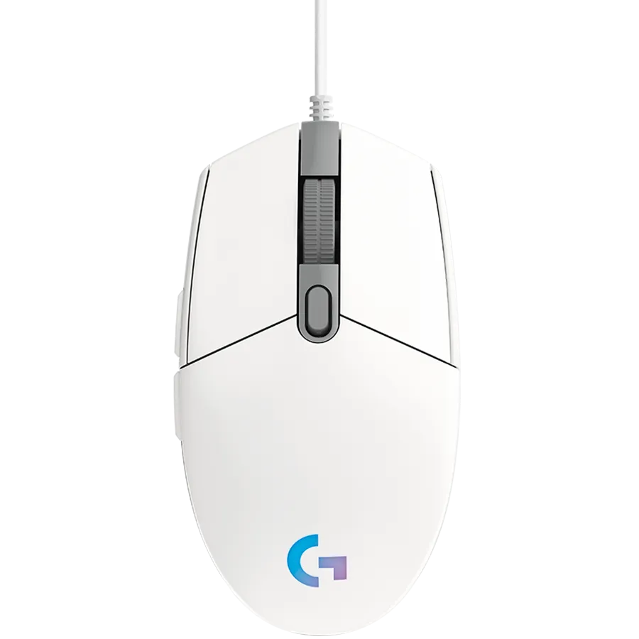 LOGITECH G102 LIGHTSYNC Corded Gaming Mouse - WHITE - USB - EER Slika 1