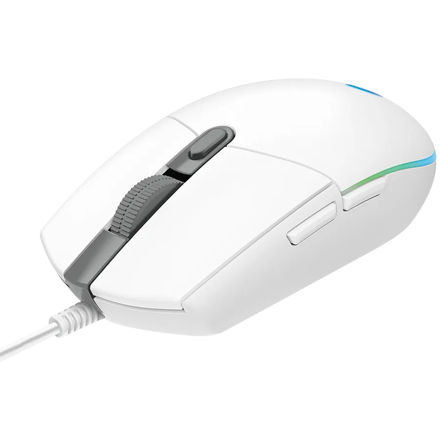 LOGITECH G102 LIGHTSYNC Corded Gaming Mouse - WHITE - USB - EER Slika 3