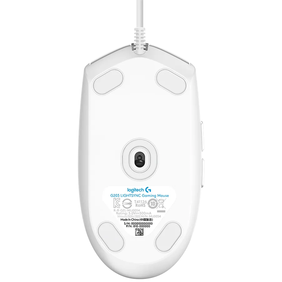 LOGITECH G102 LIGHTSYNC Corded Gaming Mouse - WHITE - USB - EER Slika 5