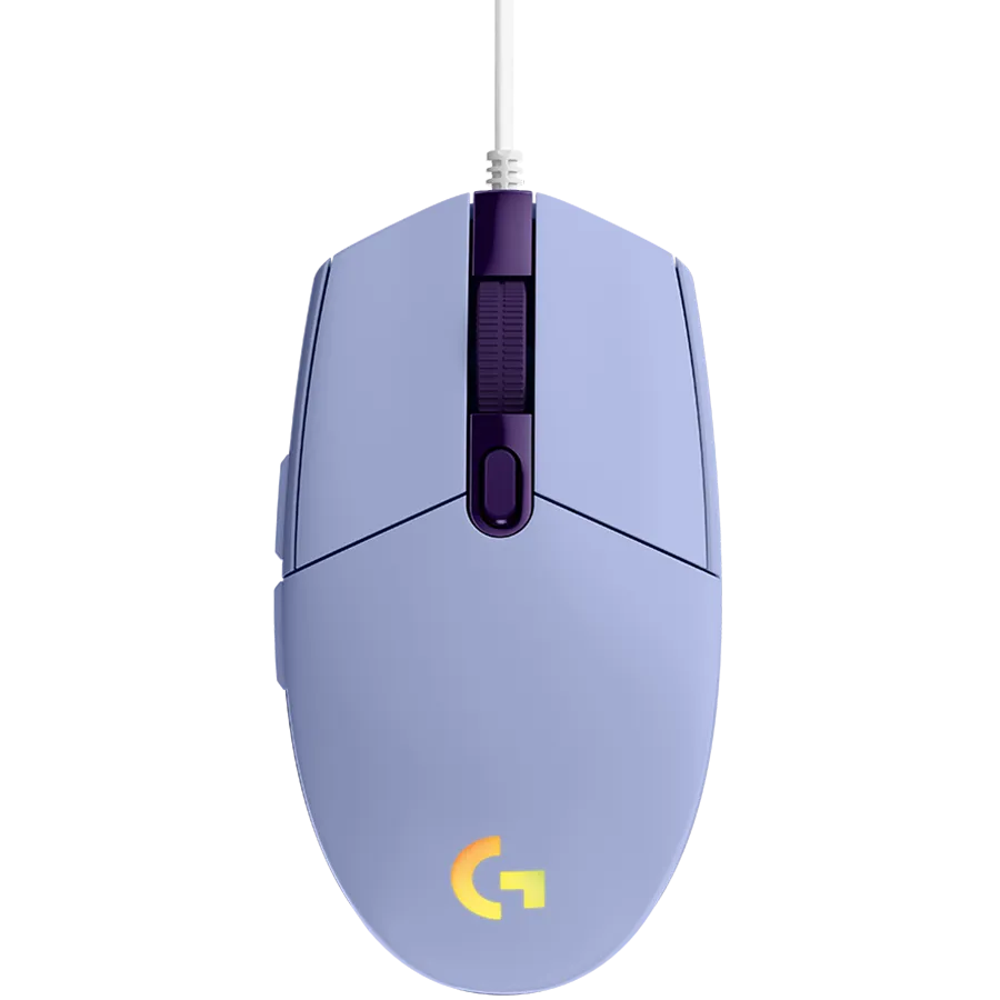 LOGITECH G102 LIGHTSYNC Corded Gaming Mouse - LILAC - USB - EER Slika 1