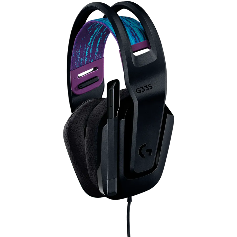LOGITECH G335 Wired Gaming Headset - BLACK - 3.5 MM Slika 2