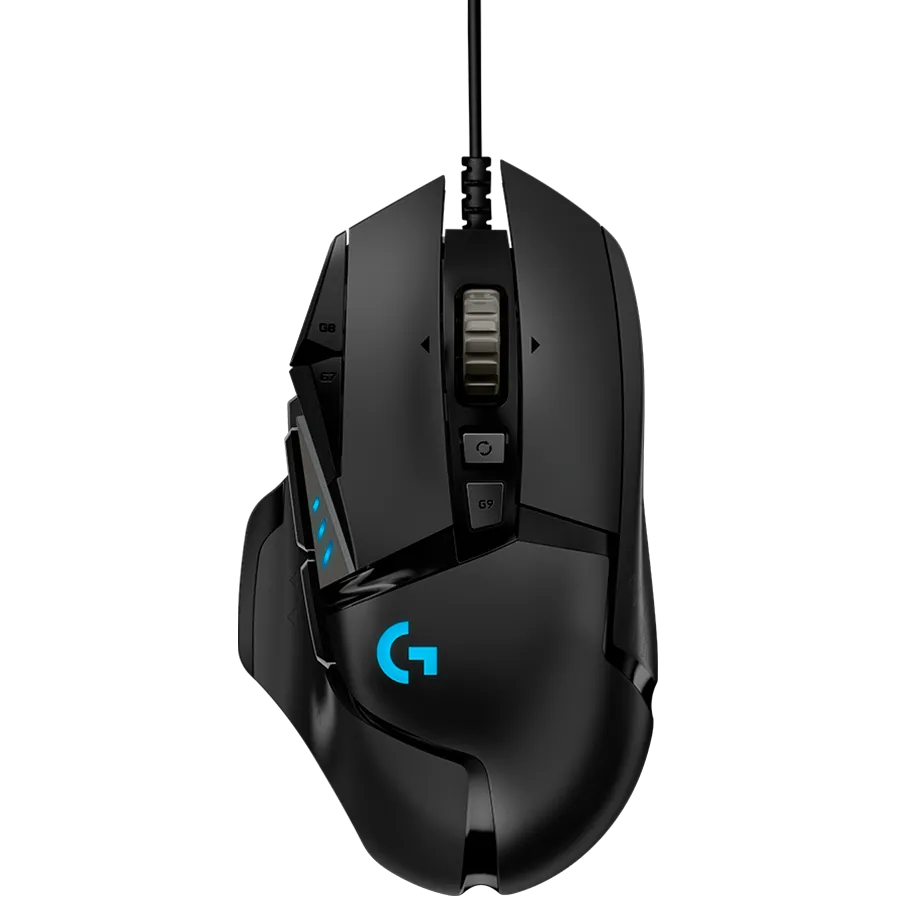 LOGITECH G502 Corded Gaming Mouse - HERO - BLACK - USB - EER2 Slika 1