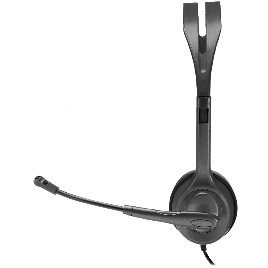 LOGITECH H111 Corded Stereo Headset - BLACK - 3.5 MM Slika 3