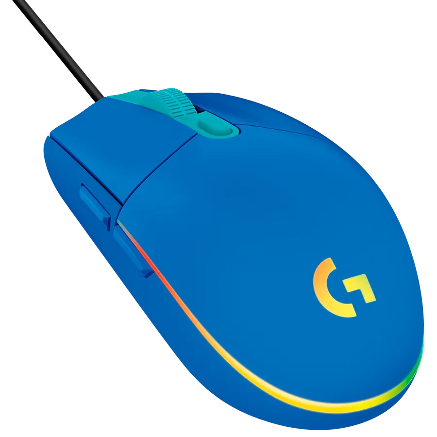 LOGITECH G102 LIGHTSYNC Corded Gaming Mouse - BLUE - USB - EER Slika 2
