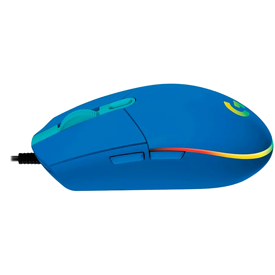 LOGITECH G102 LIGHTSYNC Corded Gaming Mouse - BLUE - USB - EER Slika 3