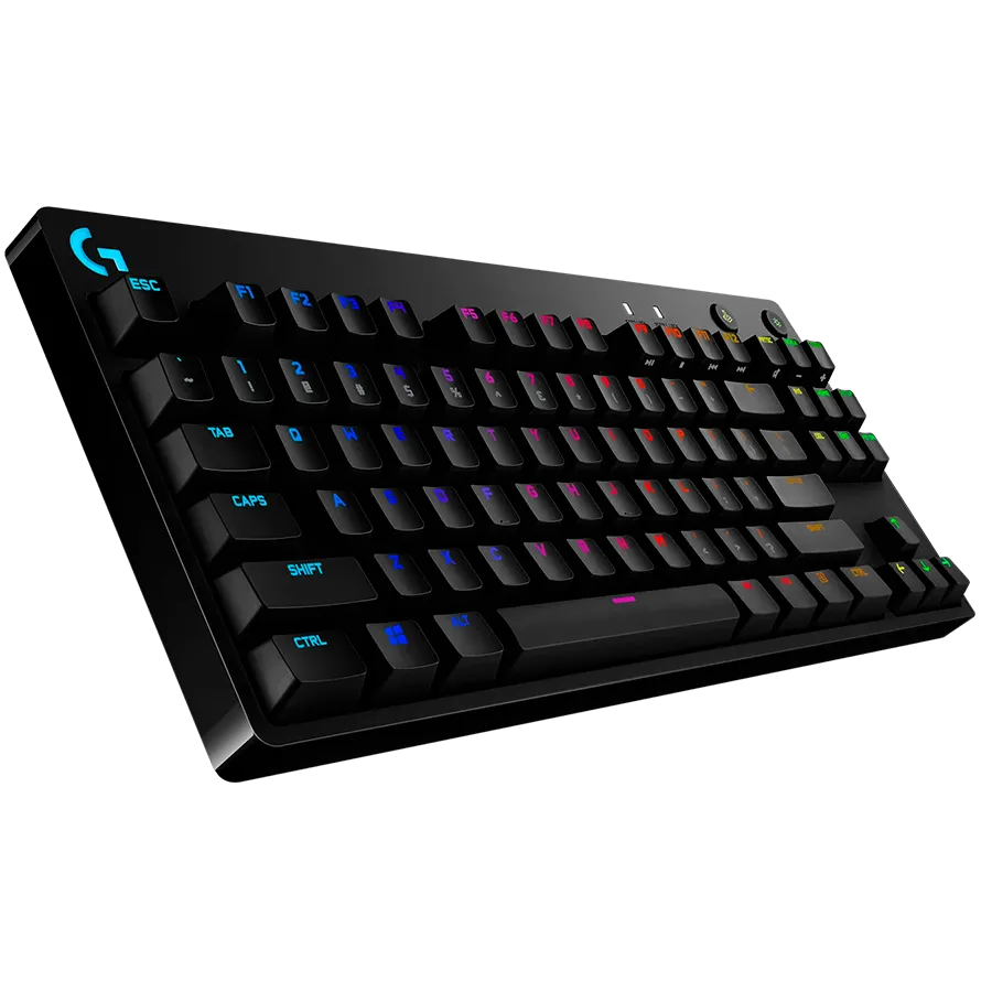LOGITECH G PRO TKL Corded Mechanical Gaming Keyboard - BLACK - US INT'L - USB - CLICKY Slika 2