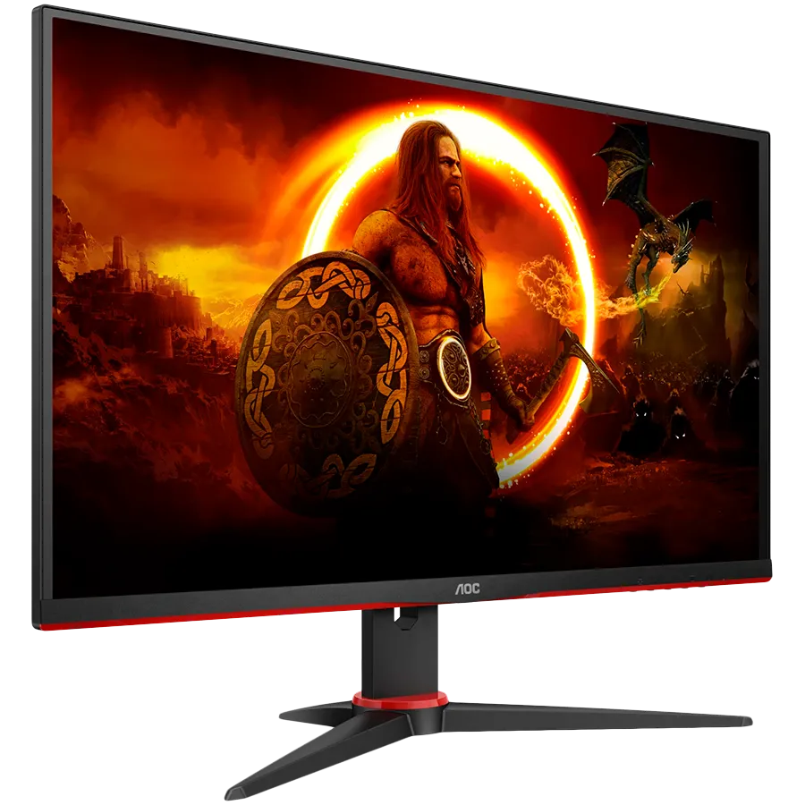 AOC Gaming 27G2SPAE/BK - G2 SeriesLED monitor gaming 27" 1920 x 1080 Full HD (1080p) @ 165 Hz IPS 250 cd/m² 1000:1 1 ms 2xHDMI VGA DisplayPort speakers black red Slika 2