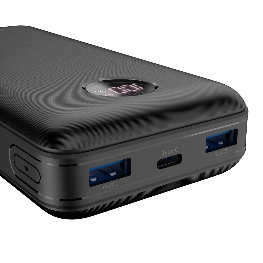 CANYON power bank PB-2002 LED 20000 mAh PD 20W QC 3.0 Black Slika 3