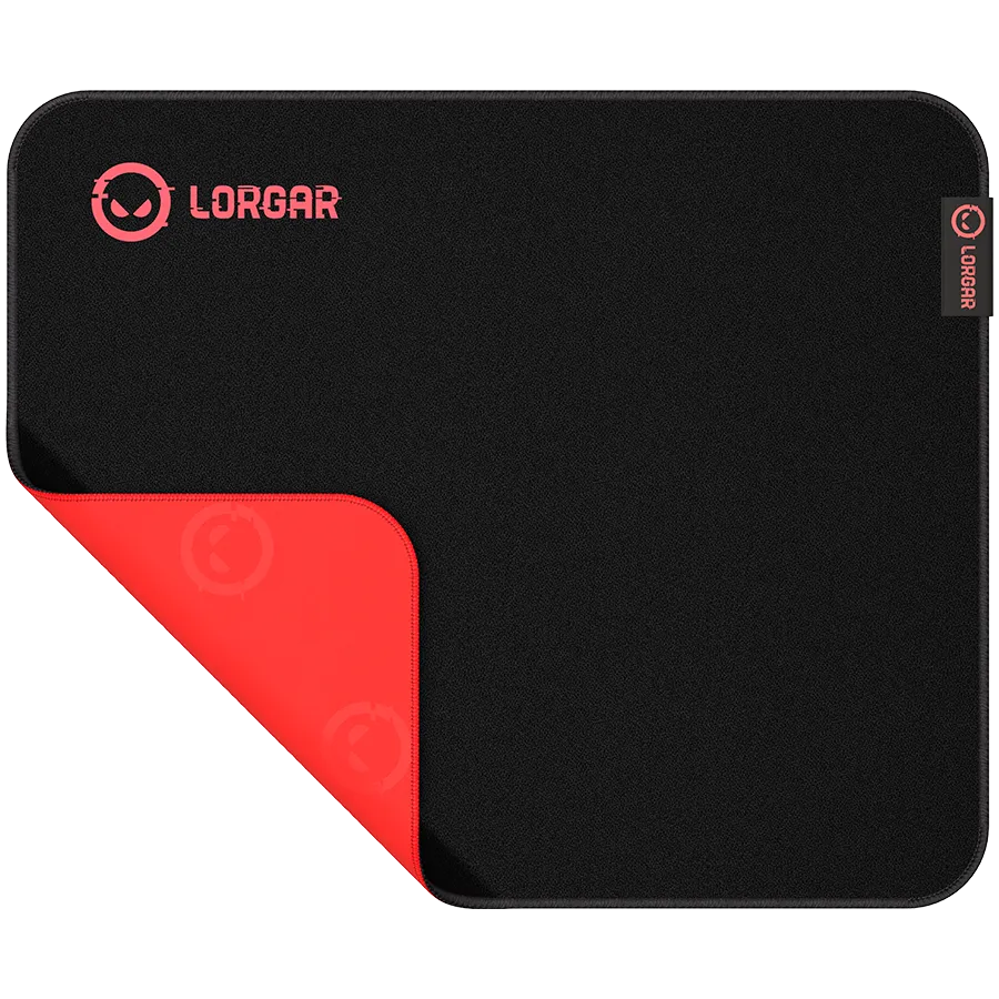 LORGAR Gaming Mouse Pad Main 323 Control Black/Red Slika 2
