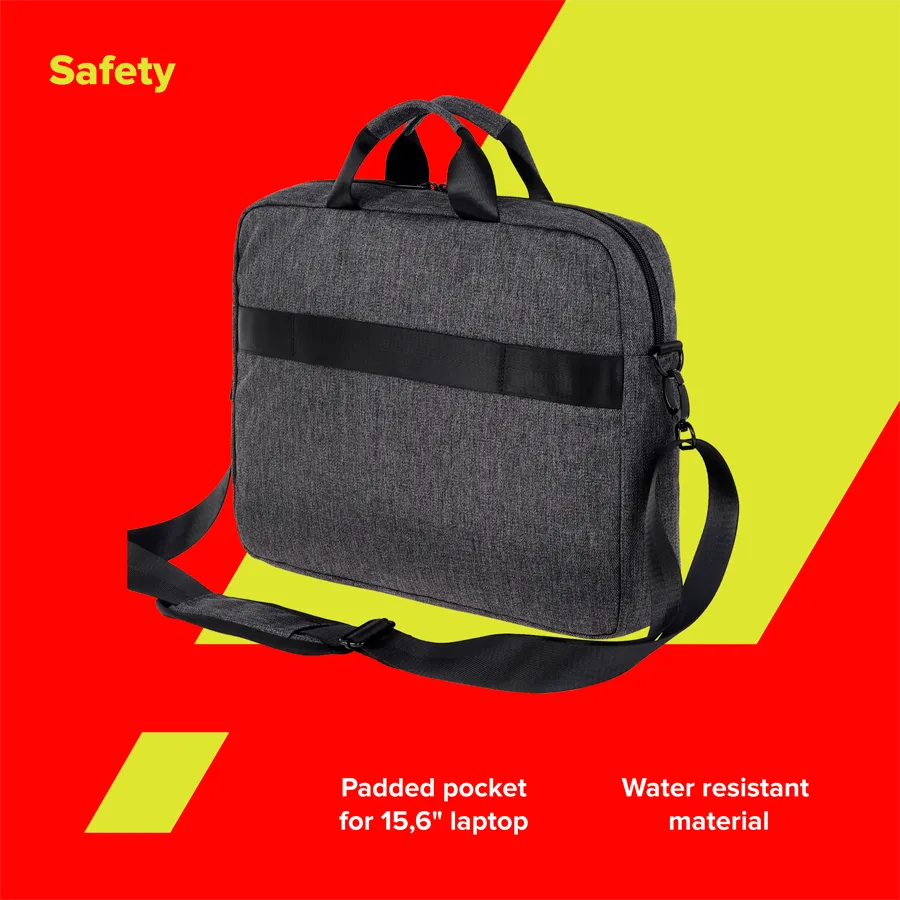CANYON B-5, Laptop bag for 15.6 inch410MM x300MM x 70MMDark GreyExterior materials: 100% PolyesterInner materials:100% Polyester Slika 7