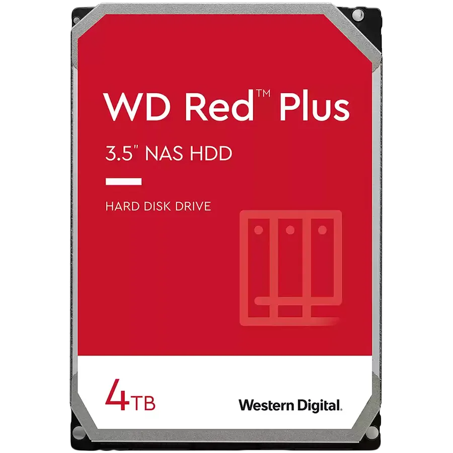 HDD NAS WD Red Plus (3.5'', 4TB, 256MB, 5400 RPM, SATA 6 Gb/s) Slika 1