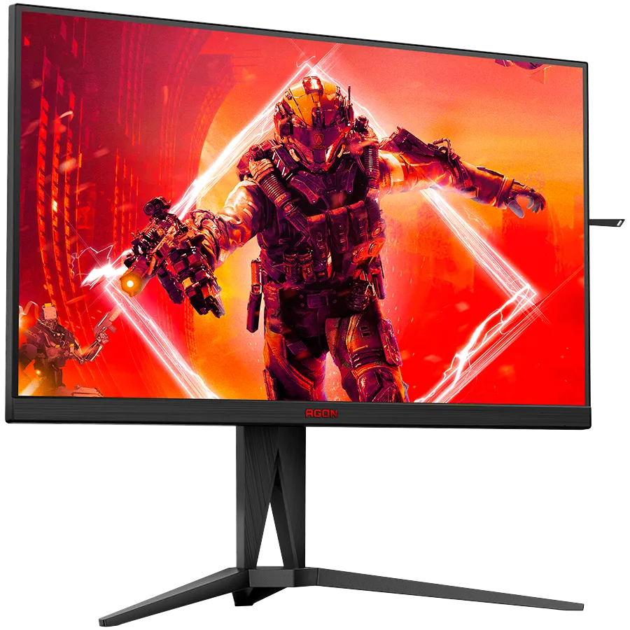 AOC AG275QZ/EU AGON, 68.6 cm (27"), QD-fast IPS, 2560 x 1440 pixels(QHD), 240Hz, Response 0.5 ms, 16:9, 80M:1, 400cd/m2, HDR 400, 178°/178°, 2xHDMI, 1xDP, Speakers, USB HUB 3.2 Gen, VESA, Pivot, Swivel, Tilt, HAS 150mm Slika 3