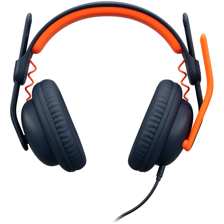 LOGITECH ZONE Learn - Over Ear Wired Headset - CLASSIC BLUE - USB-C Slika 1