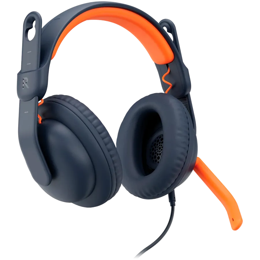 LOGITECH ZONE Learn - Over Ear Wired Headset - CLASSIC BLUE - USB-C Slika 2