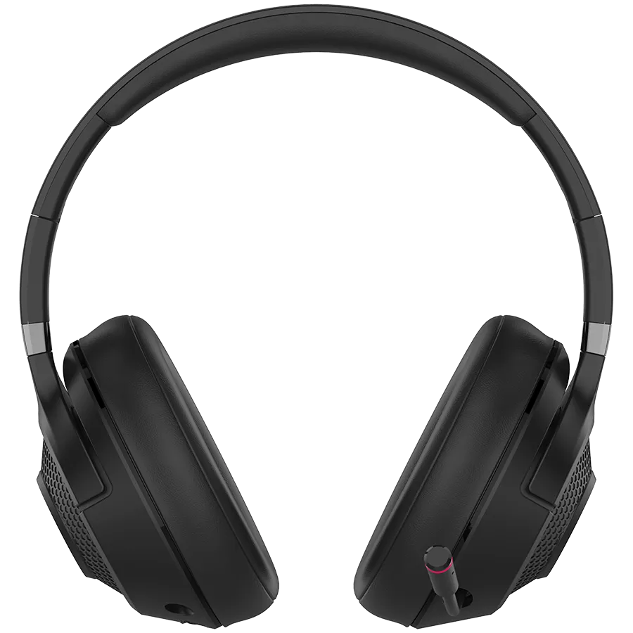 Lorgar Noah 501, gaming bluetooth headset with microphone, BT 5.3 JL7006, battery 1000mAh, type-C charging cable 0.8m, audio cable 1.5m, size:195*185*80mm, 0.28kg. Black Slika 3