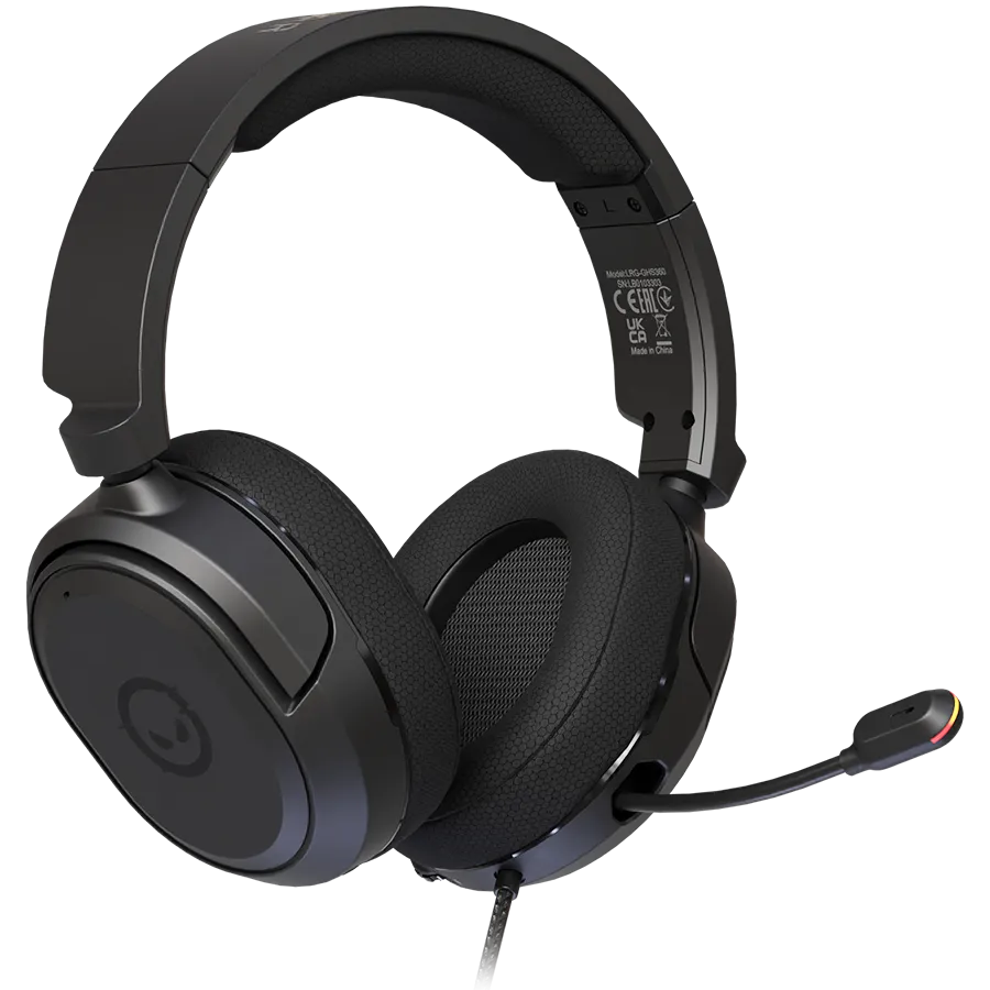 LORGAR Kaya 360, USB Gaming headset with microphone, CM108B, Plug&Play, USB-A connection cable 2m, fabric ear pads, size: 192*184.7*88mm, 0.314kg, black Slika 1