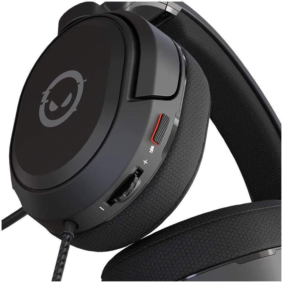 LORGAR Kaya 360, USB Gaming headset with microphone, CM108B, Plug&Play, USB-A connection cable 2m, fabric ear pads, size: 192*184.7*88mm, 0.314kg, black Slika 5