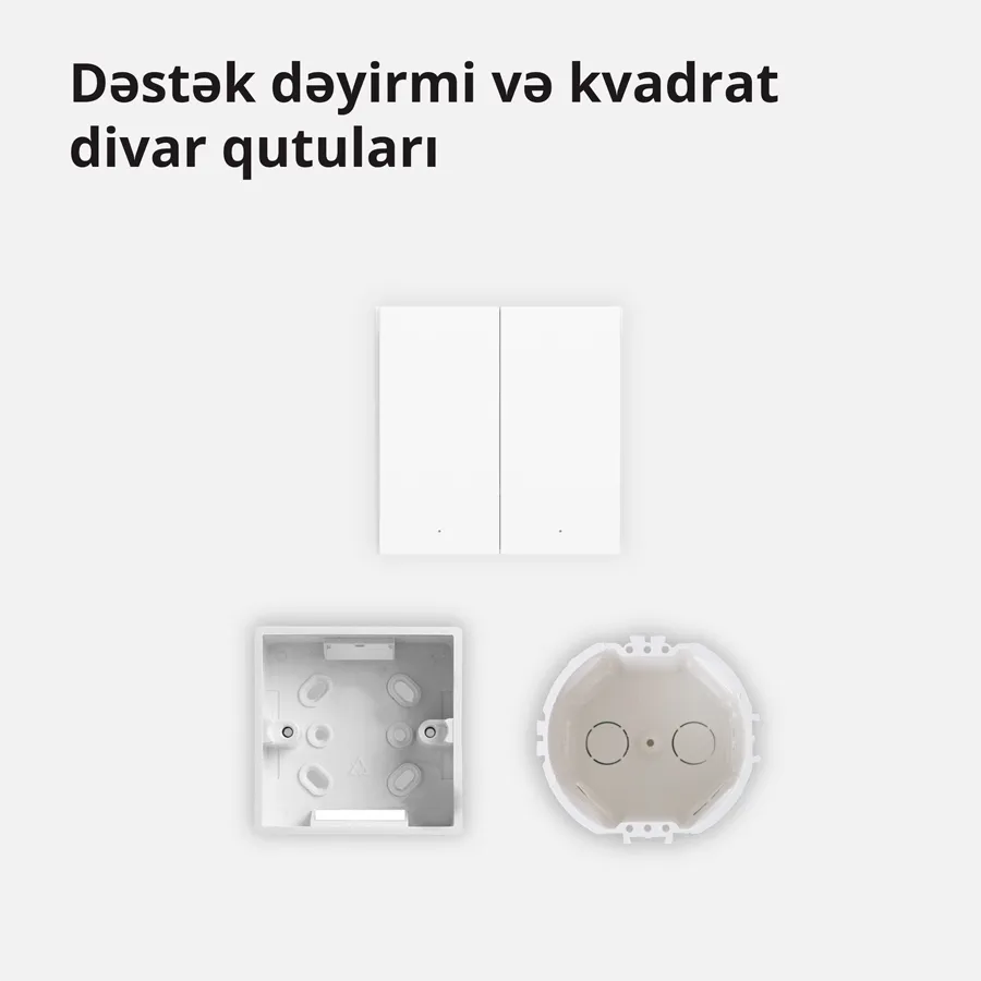 Aqara Smart Wall Switch H1 (with neutral, double rocker): Model: WS-EUK04; SKU: AK074EUW01 Slika 45