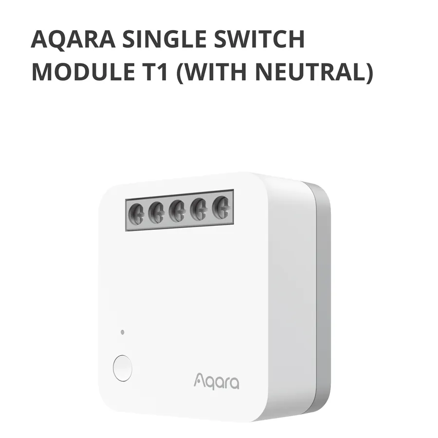 Aqara Single Switch Module T1 (With Neutral): Model No: SSM-U01; SKU: AU001GLW01 Slika 5