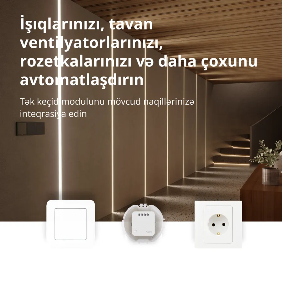 Aqara Single Switch Module T1 (With Neutral): Model No: SSM-U01; SKU: AU001GLW01 Slika 9