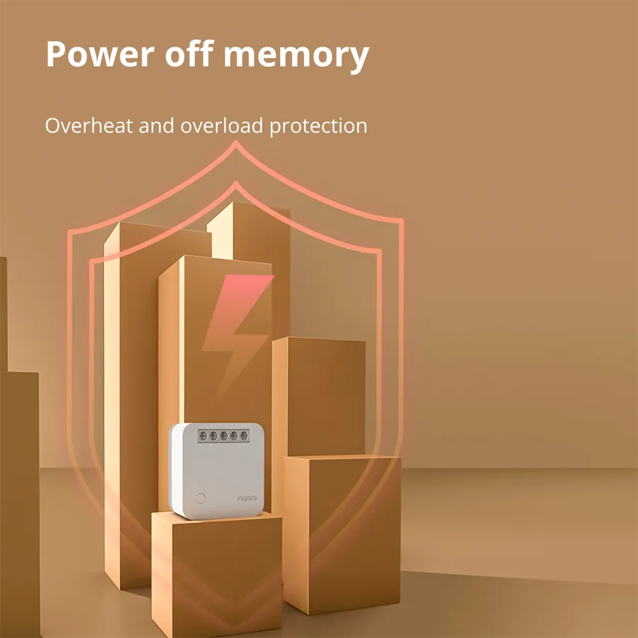 Aqara Single Switch Module T1 (With Neutral): Model No: SSM-U01; SKU: AU001GLW01 Slika 35