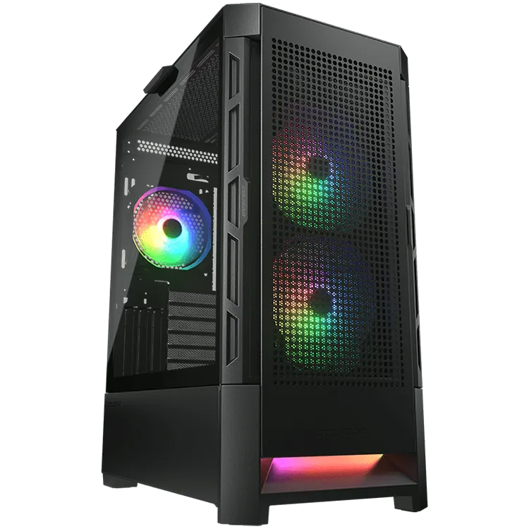 COUGAR DUOFACE RGB PC Case, Mid Tower, Black Slika 1