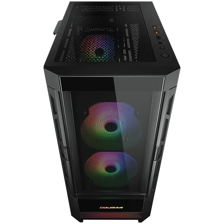 COUGAR DUOFACE RGB PC Case, Mid Tower, Black Slika 4