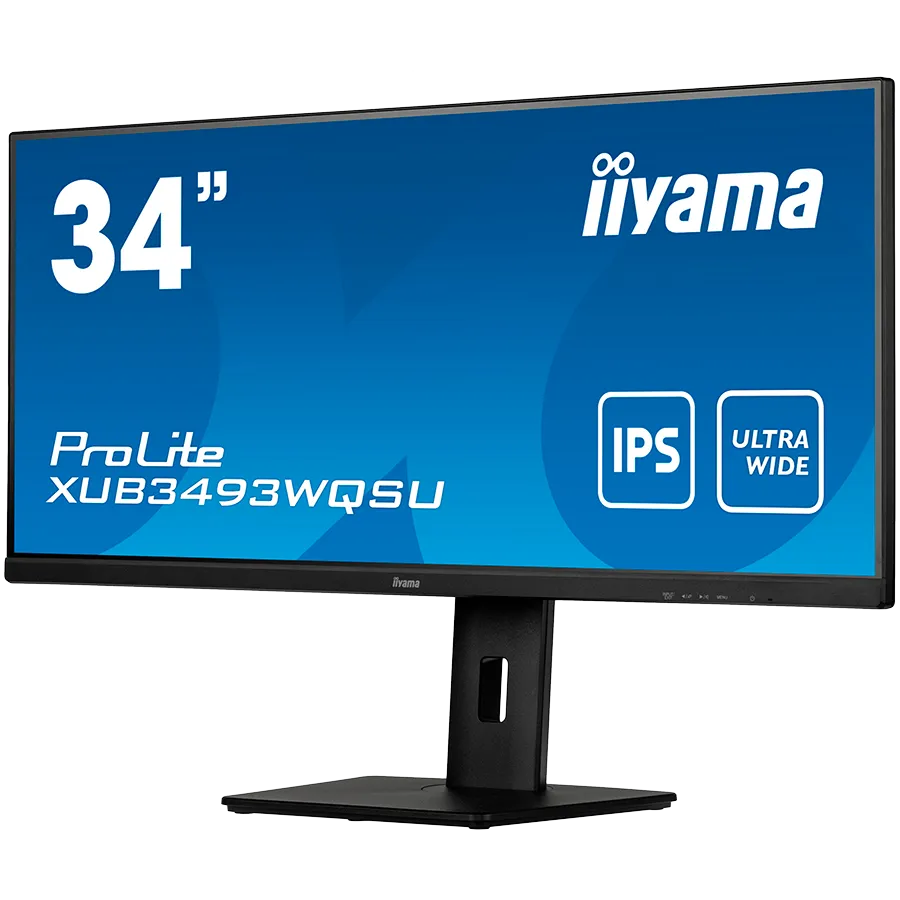 IIYAMA Monitor XUB3493WQSU-B5 34” IPS 3440 x 1440 @75Hz 21:9, 400 cd/m², 4ms, 1000:1, HDMI, DP, USB, height, swivel, tilt, HDCP, Speakers, VESA Slika 3