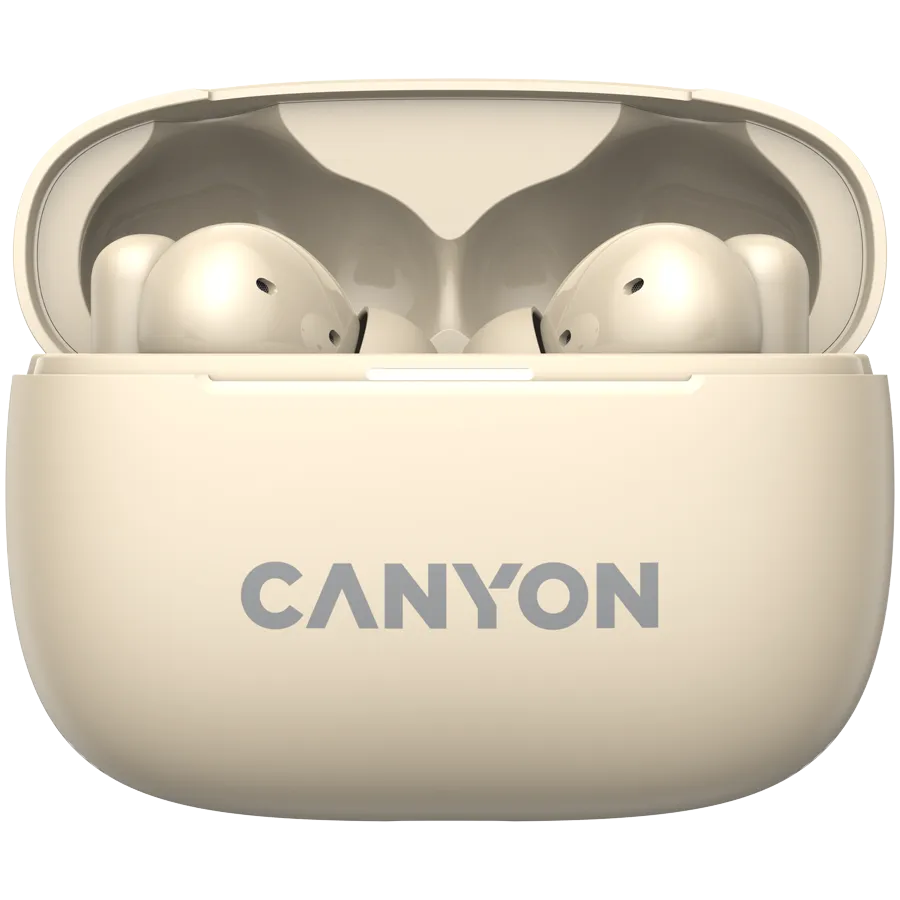 CANYON headset OnGo TWS-10 ANC+ENC Beige Slika 2