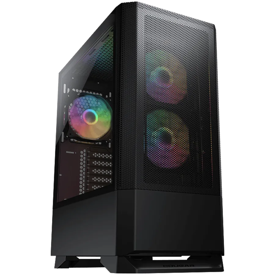 COUGAR MX430 Mesh RGB PC Case, Mid Tower, Black Slika 1