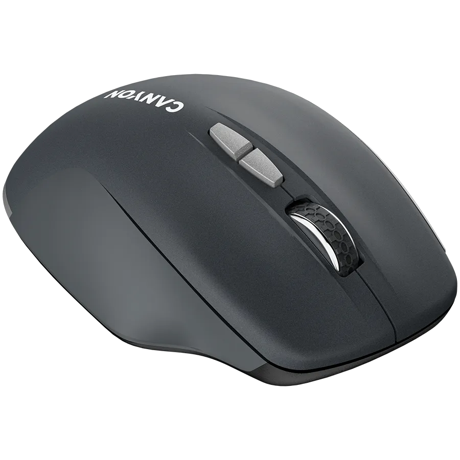 CANYON MW-21, 2.4 GHz Wireless mouse,with 7 buttons, DPI 800/1200/1600, Battery:AAA*2pcs,Dark gray72*117*41mm 0.075kg Slika 5