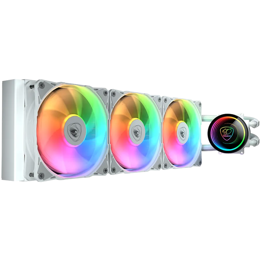 COUGAR POSEIDON ELITE ARGB 360 White AiO Liquid Watercooling Slika 2
