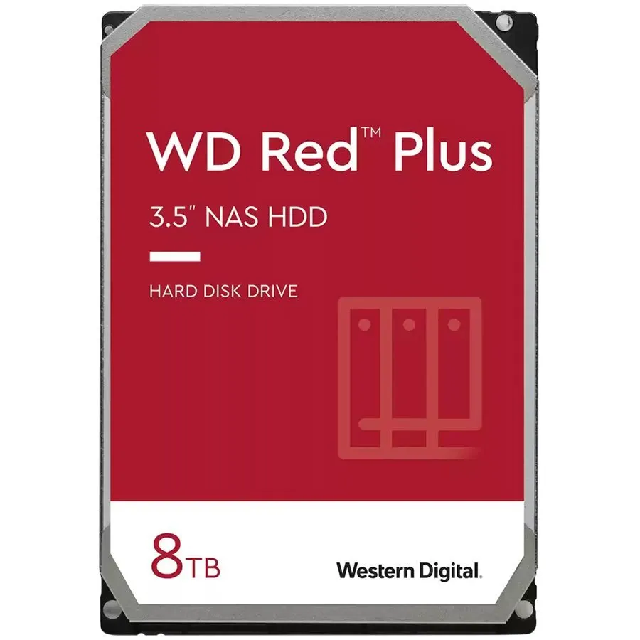 HDD NAS WD Red Plus 8TB CMR, 3.5'', 256MB, 5640 RPM, SATA, TBW: 180 Slika 1