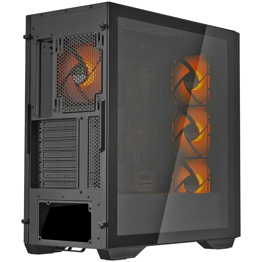 COUGAR UNIFACE RGB PC Case, Mid Tower, Black Slika 5
