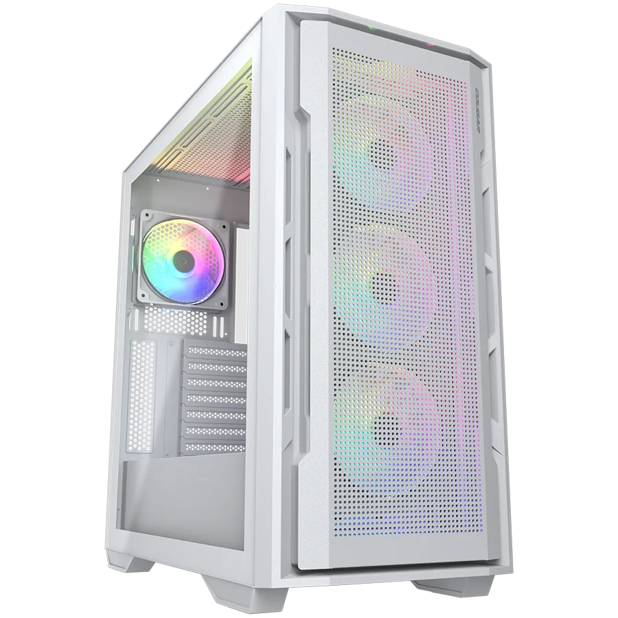COUGAR UNIFACE RGB PC Case, Mid Tower, White Slika 1