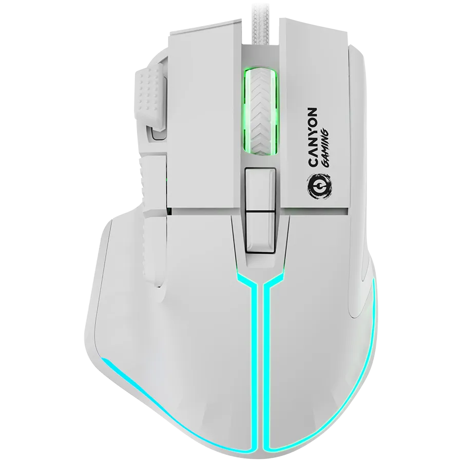CANYON mouse Fortnax GM-636 RGB 9buttons Wired White Slika 1