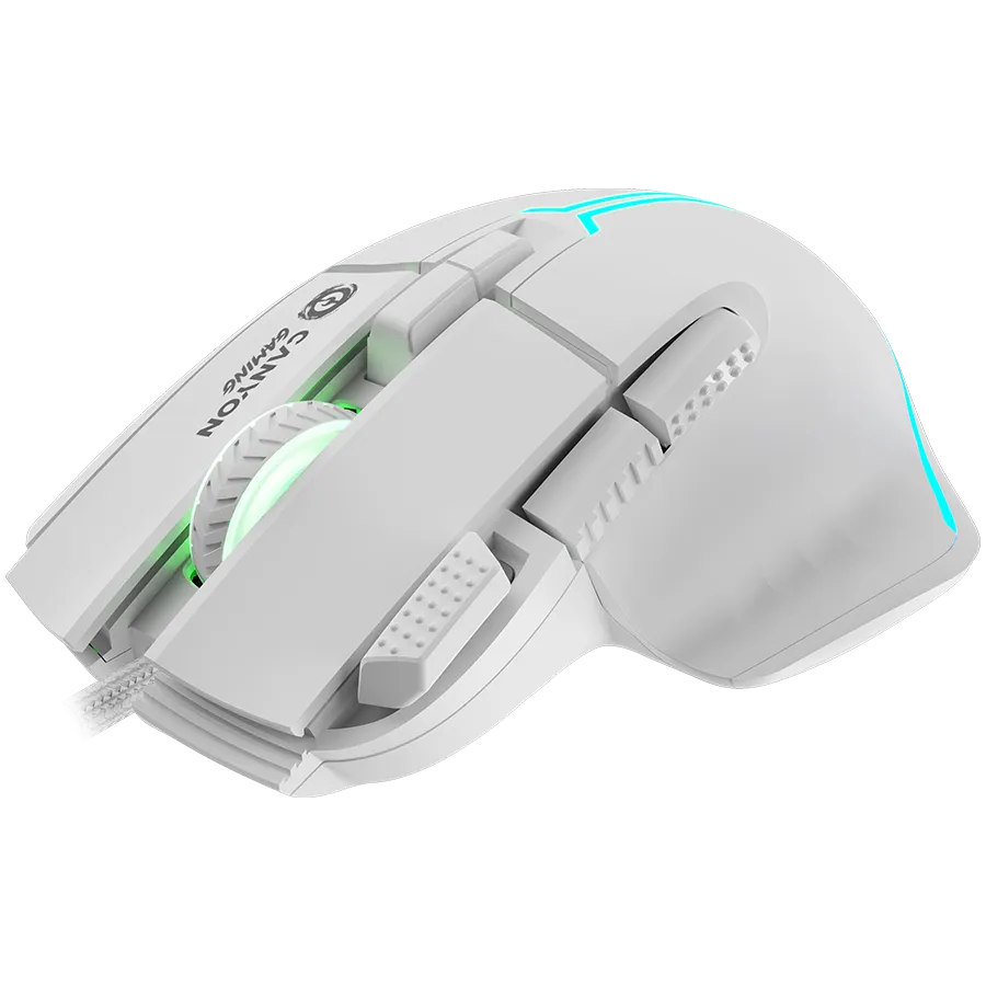CANYON mouse Fortnax GM-636 RGB 9buttons Wired White Slika 3