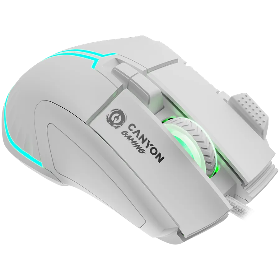 CANYON mouse Fortnax GM-636 RGB 9buttons Wired White Slika 4