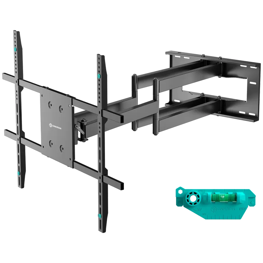 ONKRON Full Motion TV Wall Mount for 42" to 110-inch Screens up to 100 kg, Black Slika 1