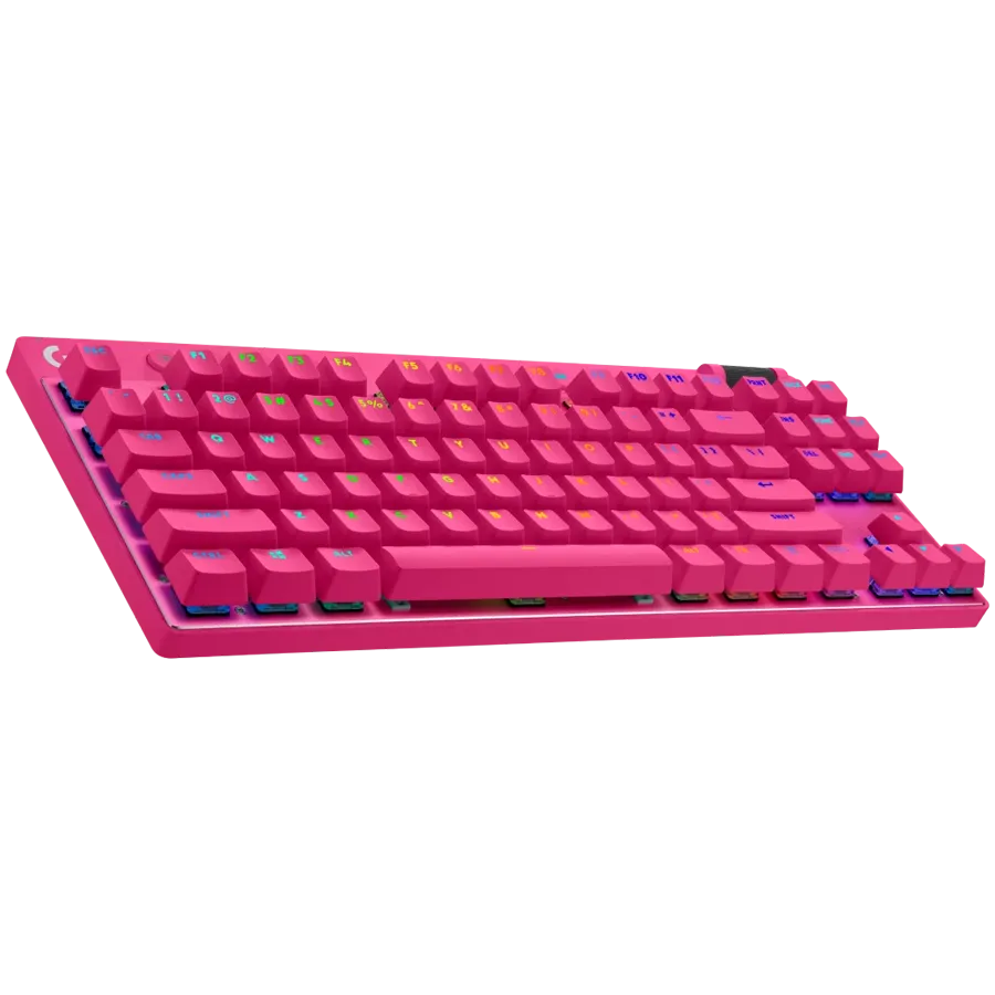 LOGITECH G PRO X TKL LIGHTSPEED Mechanical Gaming Keyboard - MAGENTA - US INT'l - TACTILE Slika 2