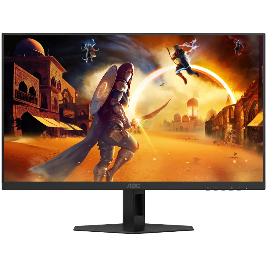 AOC Monitor Gaming 27G4XE 27" FAST IPS, 16:9, 1920x1080, 180Hz, 0.5ms, 300 cd/m2, 1000:1, HDMI, DP, G-SYNC Compatible + Adaptive Sync, 2 W x 2, Tilt, Black-Red, VESA 3y Slika 1