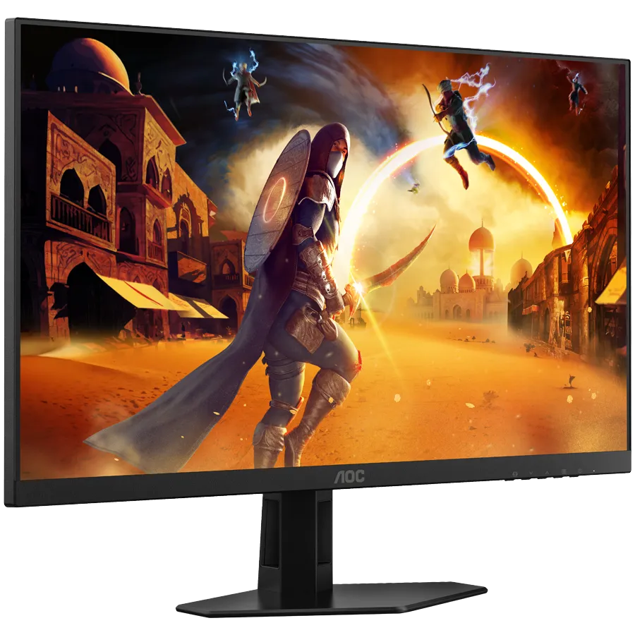 AOC Monitor Gaming 27G4XE 27" FAST IPS, 16:9, 1920x1080, 180Hz, 0.5ms, 300 cd/m2, 1000:1, HDMI, DP, G-SYNC Compatible + Adaptive Sync, 2 W x 2, Tilt, Black-Red, VESA 3y Slika 2