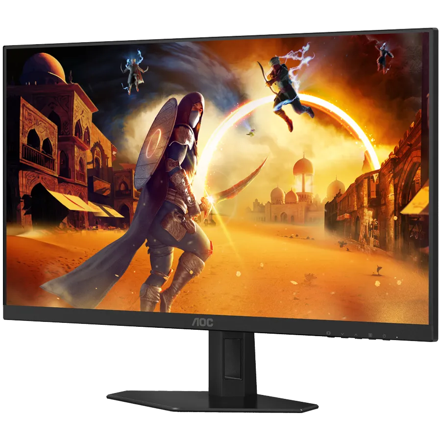 AOC Monitor Gaming 27G4XE 27" FAST IPS, 16:9, 1920x1080, 180Hz, 0.5ms, 300 cd/m2, 1000:1, HDMI, DP, G-SYNC Compatible + Adaptive Sync, 2 W x 2, Tilt, Black-Red, VESA 3y Slika 3