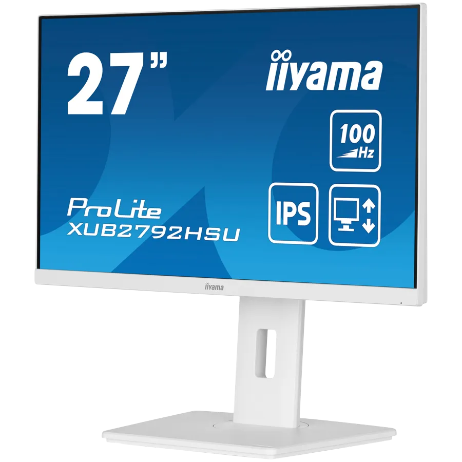 27" WHITE ETE IPS-panel, 1920x1080@100Hz, 250cd/m², 15cm Height Adj. Stand, Speakers, HDMI, DisplayPort, 0,4ms (MPRT), FreeSync, USB 4x3.2 Slika 3