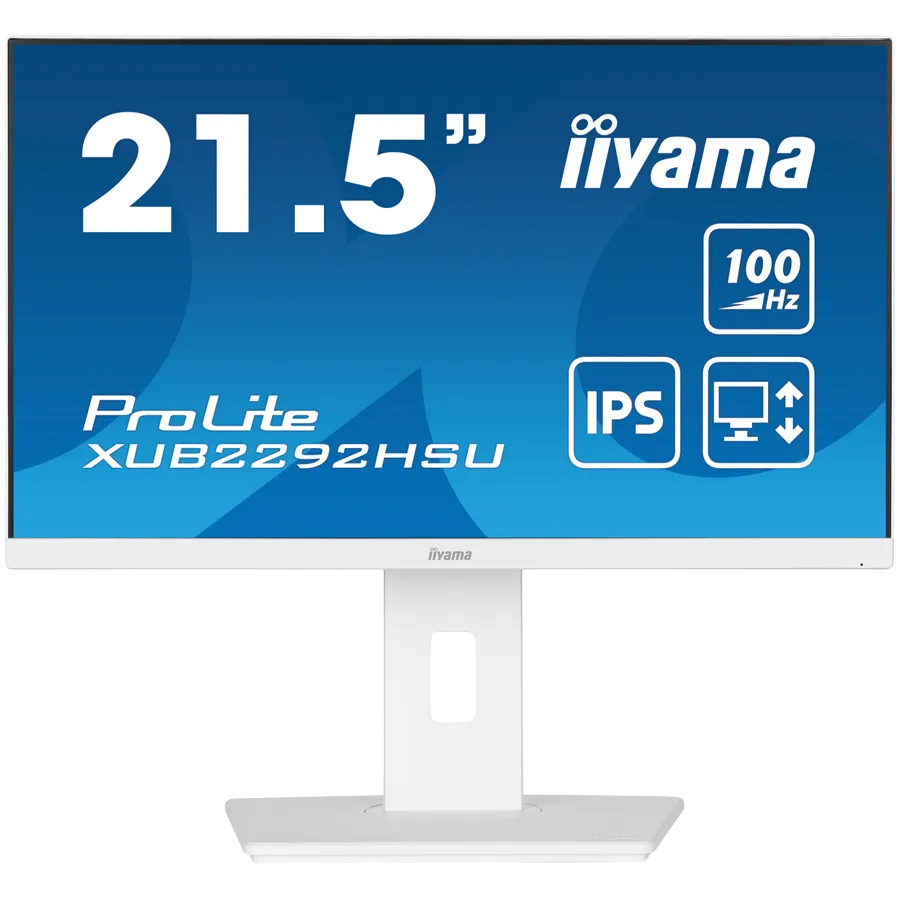 21,5" WHITE ETE IPS-panel, 1920x1080@100Hz, 15cm Height Adj. Stand, 250cd/m², Speakers, HDMI, DisplayPort, 0,4ms MPRT, FreeSync, USB 4x 3.2 Slika 1