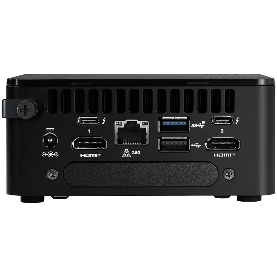 ASUS NUC 13pro/RNUC13ANHI300002I/Intel Core i3-1315U/Intel UHD Graphics/4xUSB/M.2 22x80 NVMe; 22x42 SATA/2.5'' SATA slot/2,5Gbe LAN/2xHDMI/ 2x Thunderbolt 4 (USB-C+DP)/no Storage/no RAM/AX211.NGWG.NV/no OS/EU Cord/Tall Kit(L6)/EAN:4711387502662 Slika 2