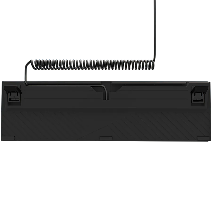 LORGAR Azar 514, Wired mechanical gaming keyboard, RGB backlight, 1680000 colour variations, 18 modes, keys number: 104, 50M clicks, linear dream switches, spring cable up to 3.4m, ABS plastic+metal, magnetic cover, 450*136*39mm, 1.17kg, white, EN layout Slika 7