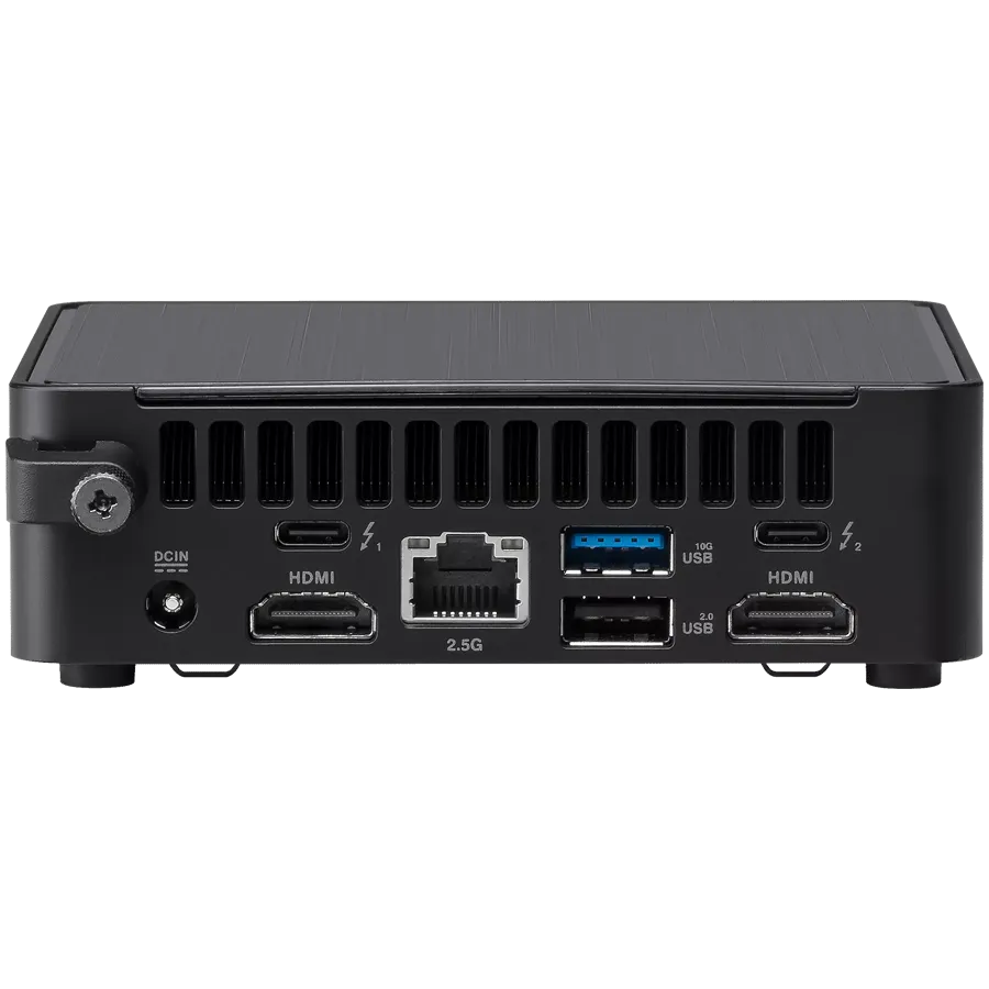 ASUS NUC 14pro/RNUC14RVKI300002I/Intel Core 3 100U/Intel Graphics/4xUSB/M.2 22x80 NVMe; 22x42 NVMe/2,5Gbe LAN/2xHDMI/ 2x Thunderbolt 4 (USB-C+DP)/no Storage/no RAM/AX211.D2WG.NV/no OS/EU Cord/Slim Kit(L6)/EAN:4711387492260 Slika 2
